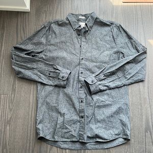 Frank & Oak button down shirt with front pocket, size L